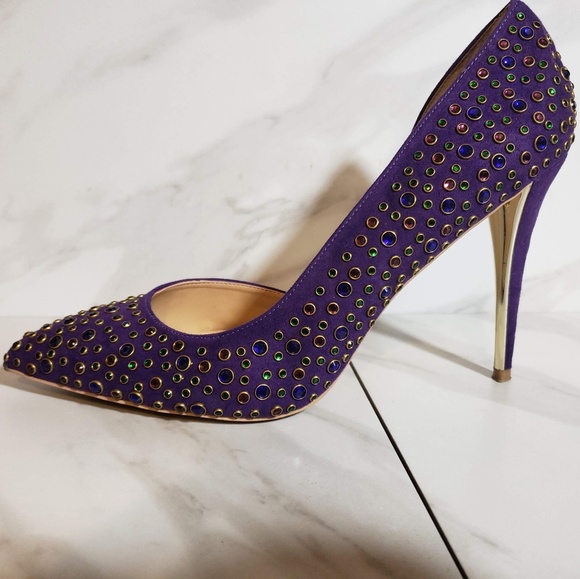 macy's purple heels